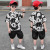 Children's Clothing Boys' Summer Suit Children and Teens Short Sleeve Casual Two-Piece Suit Children Boys' Short Fashionable