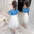 Snow White Dress Girls' Spring and Summer Children's Baby Little Girl Skirt Short-Sleeved Dress Pettiskirt Performance Show