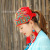 Ethnic Style Embroidered Hat Baotou Vintage Embroidery Headscarf Yunnan Ethnic Hat Lady One Piece Dropshipping Stall