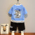 Boys' Suit 2021 Summer New Medium and Big Children Korean Style Boy Fashion Cartoon Short Sleeve Two Pieces One Piece Dropshipping