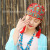Ethnic Style Embroidered Hat Baotou Vintage Embroidery Headscarf Yunnan Ethnic Hat Lady One Piece Dropshipping Stall