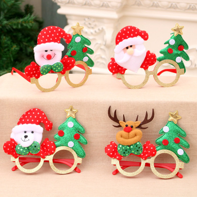 2019 New Glasses Cartoon Antlers Old Man Christmas Children Holiday Party Creative Gift Toys Small Gift