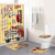 Factory Direct Sales European and American Retro Bathroom Four-Piece Waterproof Shower Curtain Bedroom Carpet Floor 
