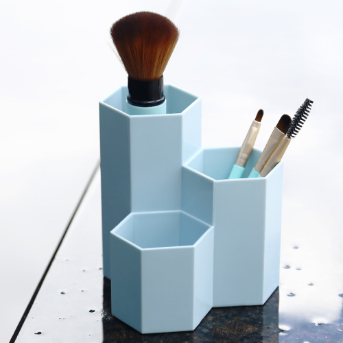 plastic pen holder toilet makeup brush storage tube office desk stationery storage box living room storage artifact ins style