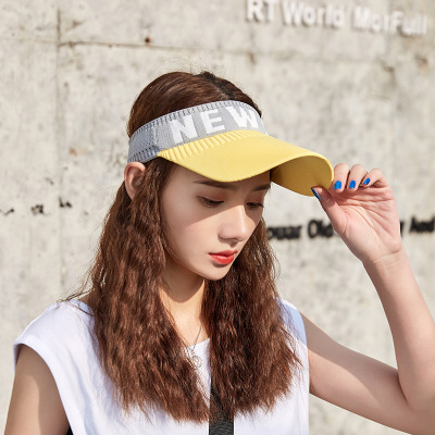 Special Sale Factory Wholesale 2020 Spring and Summer New Hat Sun Hat Air Top Female Outdoor Sports Knitted Peaked Cap