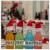 Christmas Decorations Christmas Small Hat Flannel Fabric Mini Hat Christmas Hat Knife and Fork Set Christmas Wine Bottle Decoration