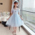 Princess Elsa Dress Girls' Summer Short-Sleeved Aisha Birthday Dress Fashionable Stylish Children's 61 Watch Show Dress