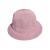 Summer Fashion Wool Monochrome Bucket Hat Sun Protection Sunshade Knitted Folding Korean Style Dome British Hat Female