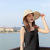 Summer Hat 2021 New Air Top Sun Protection Sun Hat Female Mesh Bow Sun Hat Hollow out Big Brimmed Straw Hat