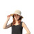 Summer Hat 2021 New Air Top Sun Protection Sun Hat Female Mesh Bow Sun Hat Hollow out Big Brimmed Straw Hat