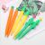 Carrot Cactus Corn Propelling Pencil 0.50.7mm Propelling Pencil Cartoon Soft Glue Pen Pressing Pen