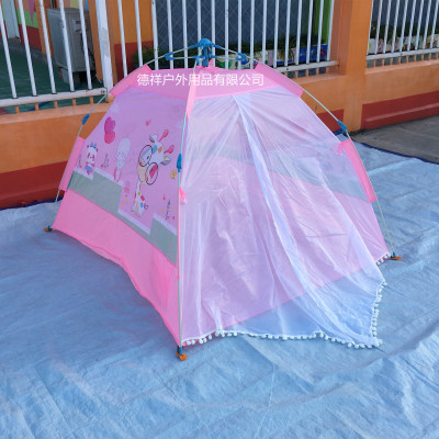 [New] Summer Anti-Mosquito Children's Mosquito Nets Quickly Open Convenient Indoor Foldable Babies' Mosquito Net Toy Tent