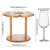 Bamboo Decoration Red Wine Glass Holder Assembly Goblet Rack Upside down Household Wine Rack Customization