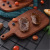 Ebony Tray Sapele Steak Board Solid Wood Cutting Board Pizza Plate Baby Food Plate