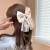 Lace Embroidery Big Bow Hairpin Internet Celebrity Back Head Hair Clip Headdress South Korea 2021new Clip Hairware