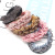 New Korean Style Hair Ring Simple Graceful Headband Women's Pleated Lace Hair Accessories Adult Foreign Trade All-Match Leather Cover Rubber Band