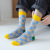 2021 Cross-Border Spring and Autumn Pure Cotton Socks Children Amazon European and American Ins Plaid Adult Trendy Socks in Stock Wholesale