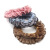 New Korean Style Hair Ring Simple Graceful Headband Women's Pleated Lace Hair Accessories Adult Foreign Trade All-Match Leather Cover Rubber Band