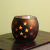 European-Style Glass Candlestick Five-Pointed Star Candle Cup Brown Plating Candlestick Bar KTV Party Prop Decoration