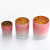 Nordic Gradient Starry Sky Candle Cup Plating Petty Gold Frosted Glass Custom Candlestick Proposal Atmosphere Candle Cup