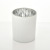 New Candlestick Candle Glass Electroplating Candle Cup Wooden Lid Zinc Alloy Cover Metal Cover