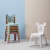 Kindergarten Armchair Baby Stool Simple Thickened Plastic Chair Home Non-Slip Stool Cute Children Dining Chair