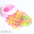 Children's Hair Elastic Band Strong Pull Continuously Hair Band for Girls Disposable Rubber Band Zipper round Bag Stall Supply