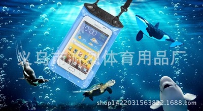 New Swimming Rafting Mobile Phone Waterproof Bag Universal Diving Cover Mobile Phone Waterproof Cover Factory Direct Sales