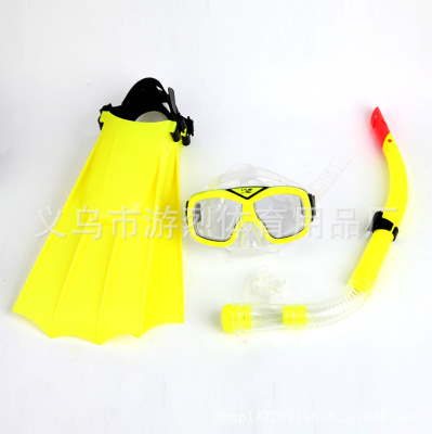 Factory Direct Supply Boutique Children Diving Mask Swimming Mask Dry Breathing Tube Snorkeling Three Pieces Floating Light Submersible Equipment