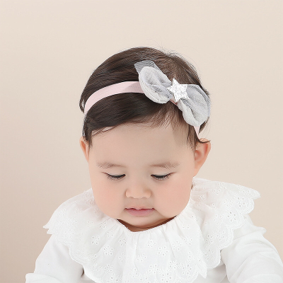 New Korean Style XINGX Bow Baby Hair Band Baby Headdress Girls Hair Accessories Ornament Wholesale H