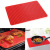 High Temperature Resistant Silicone Baking Mat Multifunctional Baking Pan Mat Water Draining Pad Household Baking Mold Kitchen Unit Heat Proof Mat