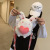 Korean Style Childlike Cartoon Rabbit Plush Bag Girlish Doll Crossbody Bag Male Mini Doll Single-Shoulder Bag