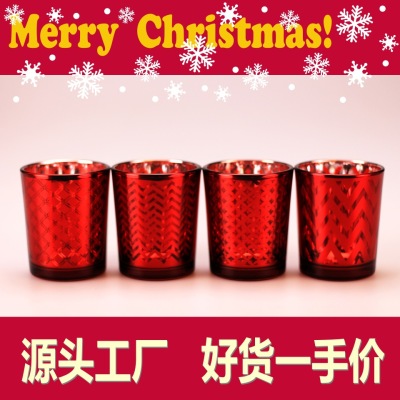 Hollow Electroplating Candle Cup Starry Sky Candle Cup Christmas Soft Decoration Ambience Light Manufacturers Supply Explosion