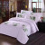 Hotel Bed & Breakfast Cloth Product Four-Piece Set 6040S Chinese Printed Guest Room Cloth Product Quilt Cover Pillowcase