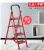Folding Stair Footstool Trestle Ladder Folding Stair Household Ladder Thickened Three-Step Ladder Four-Step Ladder Professional Factory Supply