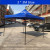 Advertising Tent Outdoor Folding Tent Printing Customized Four-Leg Big Umbrella Retractable Sunshade Square Umbrella Awning