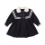 Girls' Dress Spring 2021spring Children's Navy Style Skirt Children's Korean Style Western Style Internet Celebrity Long Sleeve Skirt