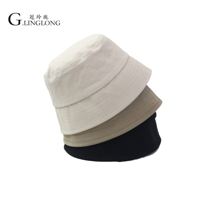 Women's Short Brim Hat Spring Summer Trendy Fashion Street Bucket Hat Solid Color Personalized Outdoor Bucket Hat Tide
