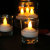 Cross-Border Hot Sale Water-Proof Candle Spa Shower Water Decoration Candle Light Led Floating Candle