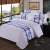 Hotel Bed & Breakfast Room Cloth Product 6040S Chinese Satin Stripe Bed Cloth Product Four-Piece Quilt Cover Bed Sheet