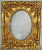 Factory Direct Sales Photo Frame Oil Painting Arch Plate Mirror Decorative Painting European Photo Frame