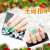 Customizable Foreign Trade Hot Sale Series Holiday Nails Christmas Wear Nail Finished Products 24 Pieces Environmental Protection SGS Test