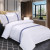 Hotel Bed & Breakfast Room Cloth Product 6040S Western Style Satin Stripe Bedding Cloth Product Four-Piece Set