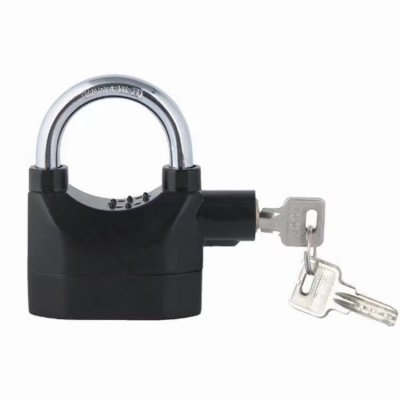 Square and round Lock Industry Motorcycle Alarm Lock Security Lock Alarm Padlock Electromobile Lock Alarm Lock