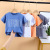 Children's Clothing Wholesale Short Sleeve T-shirt Children's Sports Leisure Boys' Cotton Summer 2021 New Men's and Women's round Neck Half Sleeve