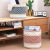 Celadon Cotton Braided Household Fabrics Round Storage Basket Four Colors Available Nordic Style Desktop Sundries Storage Bag