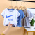 Boy's Short-Sleeved T-shirt Wholesale Middle, Small and Older Children Summer 2021 New Loose Children's Boys and Girls Children's Clothing Fashion Brand Half Sleeve