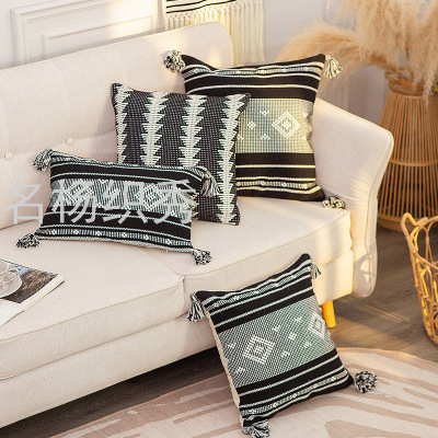 Moxue Color Of The Truth American Style Color Matching New Home Sofa Pillow Cases Fabric All-Match Bedding Cushion Pillow