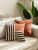 Striped Pu Cotton Polyester Stitching Multi-Color Optional Couch Pillow Modern Minimalist Style Pillow Cover Bedroom Bedside Cushion
