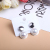 Boutique Ornament Wholesale Diamond-Embedded Love Pearl Tassel Earrings Online Influencer Earrings Personality Sterling Silver Needle Earrings for Women